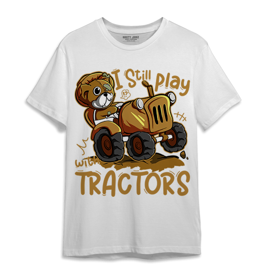 Wheat 13s T Shirt Match Play With Tractors BER - NastyJamz