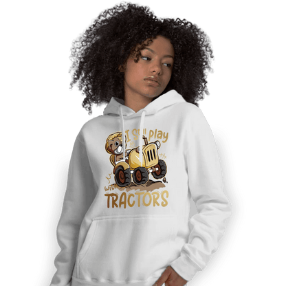 High OG Metallic Gold 1s Hoodie Match Play With Tractors BER - NastyJamz