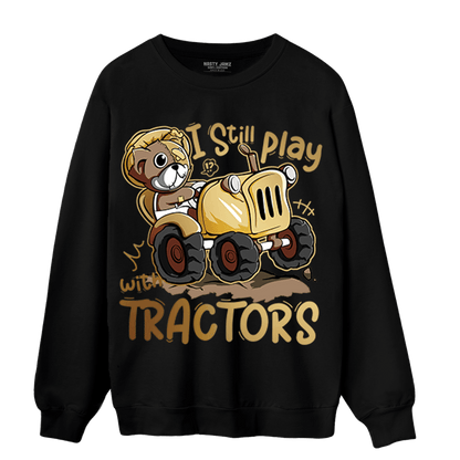 High OG Metallic Gold 1s Sweatshirt Match Play With Tractors BER - NastyJamz