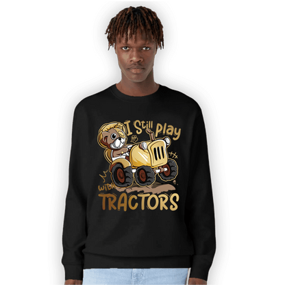 High OG Metallic Gold 1s Sweatshirt Match Play With Tractors BER - NastyJamz