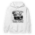 Retro High OG Black White 1s Hoodie Match Play With Tractors BER - NastyJamz