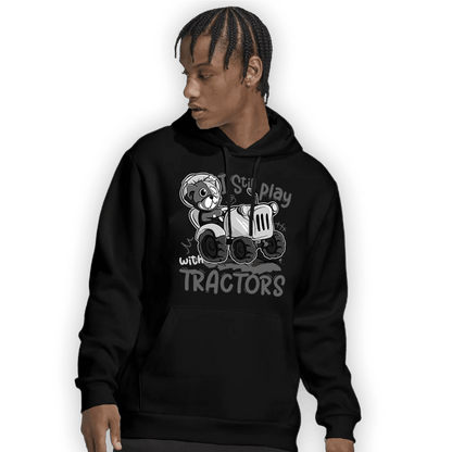 Retro High OG Black White 1s Hoodie Match Play With Tractors BER - NastyJamz