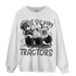 Retro High OG Black White 1s Sweatshirt Match Play With Tractors BER - NastyJamz
