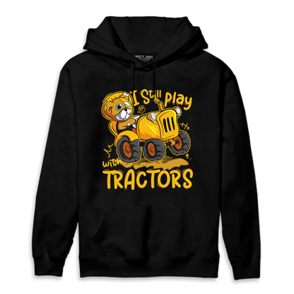 Yellow Ochre 1s Hoodie Match Play With Tractors BER - NastyJamz
