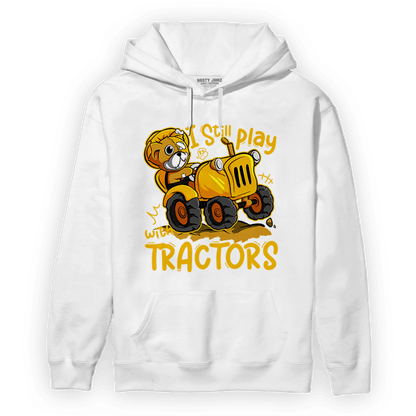 Yellow Ochre 1s Hoodie Match Play With Tractors BER - NastyJamz