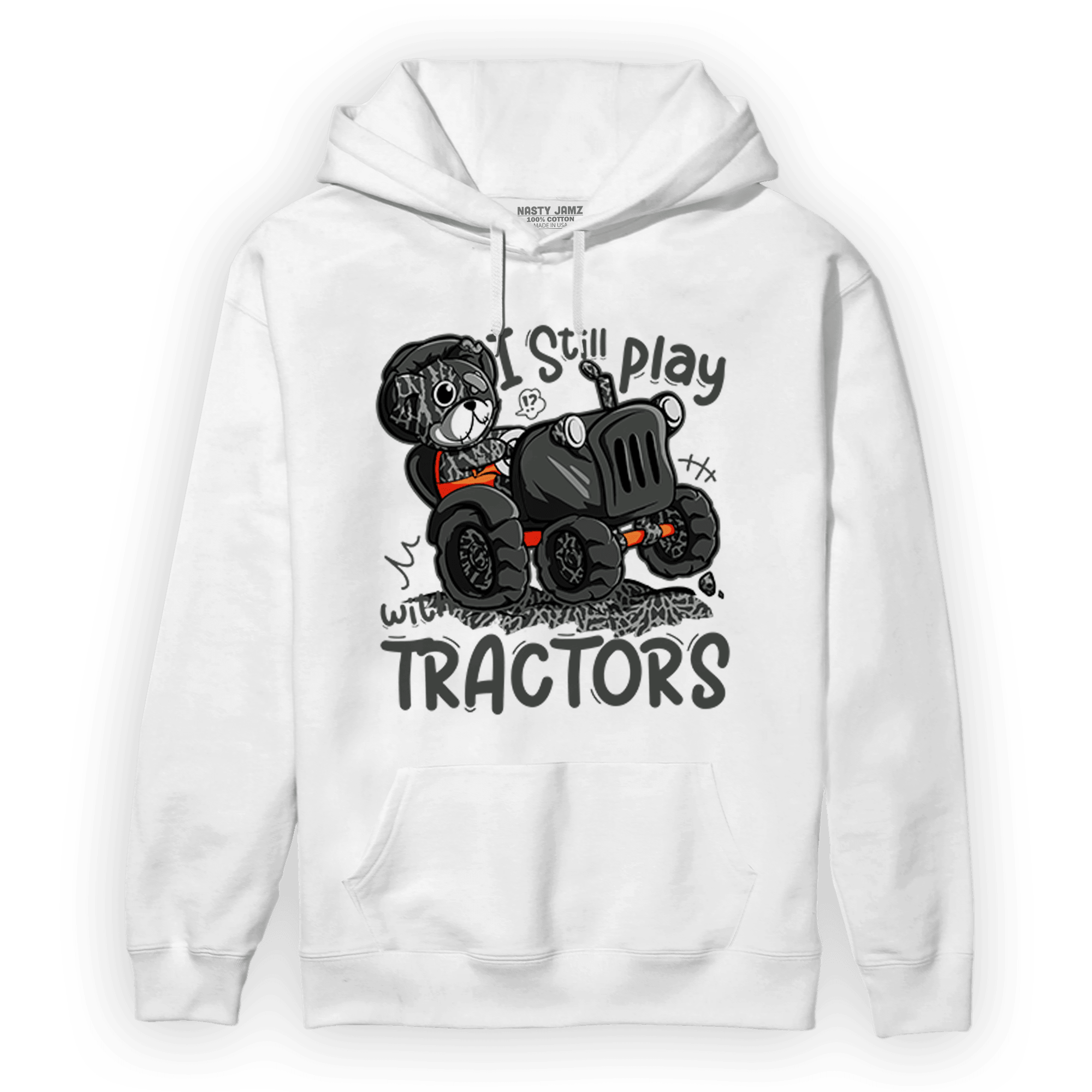 Fear Pack 3s Hoodie Match Play With Tractors BER - NastyJamz