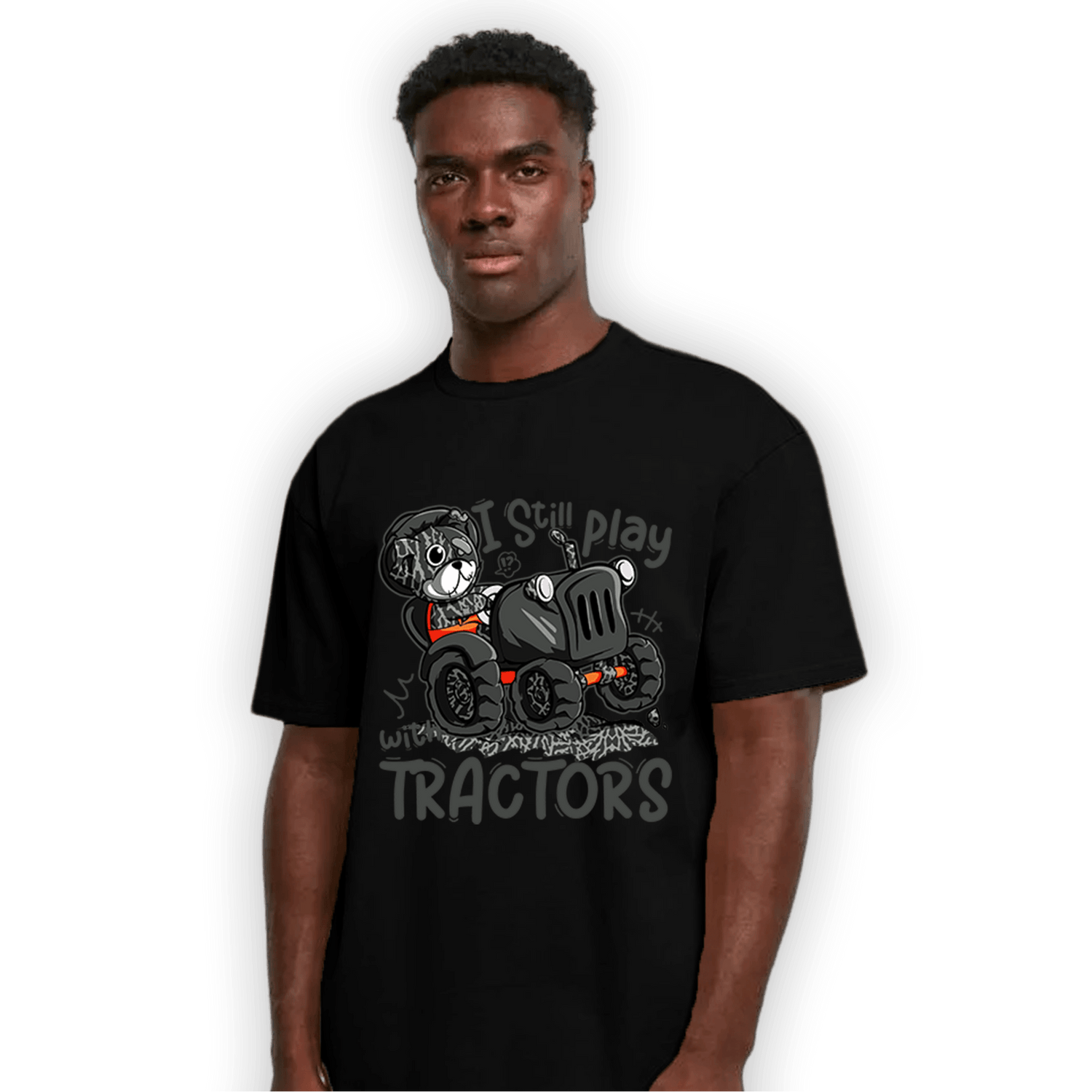 Fear Pack 3s T Shirt Match Play With Tractors BER - NastyJamz