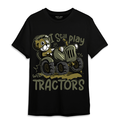 SE Craft Medium Olive 4s T Shirt Match Play With Tractors BER - NastyJamz