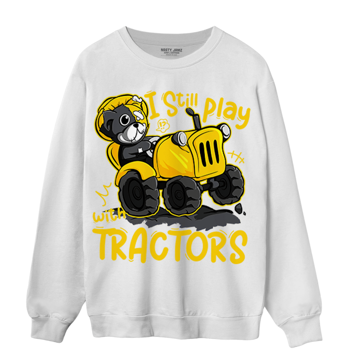 Thunder 4s Sweatshirt Match Play With Tractors BER - NastyJamz
