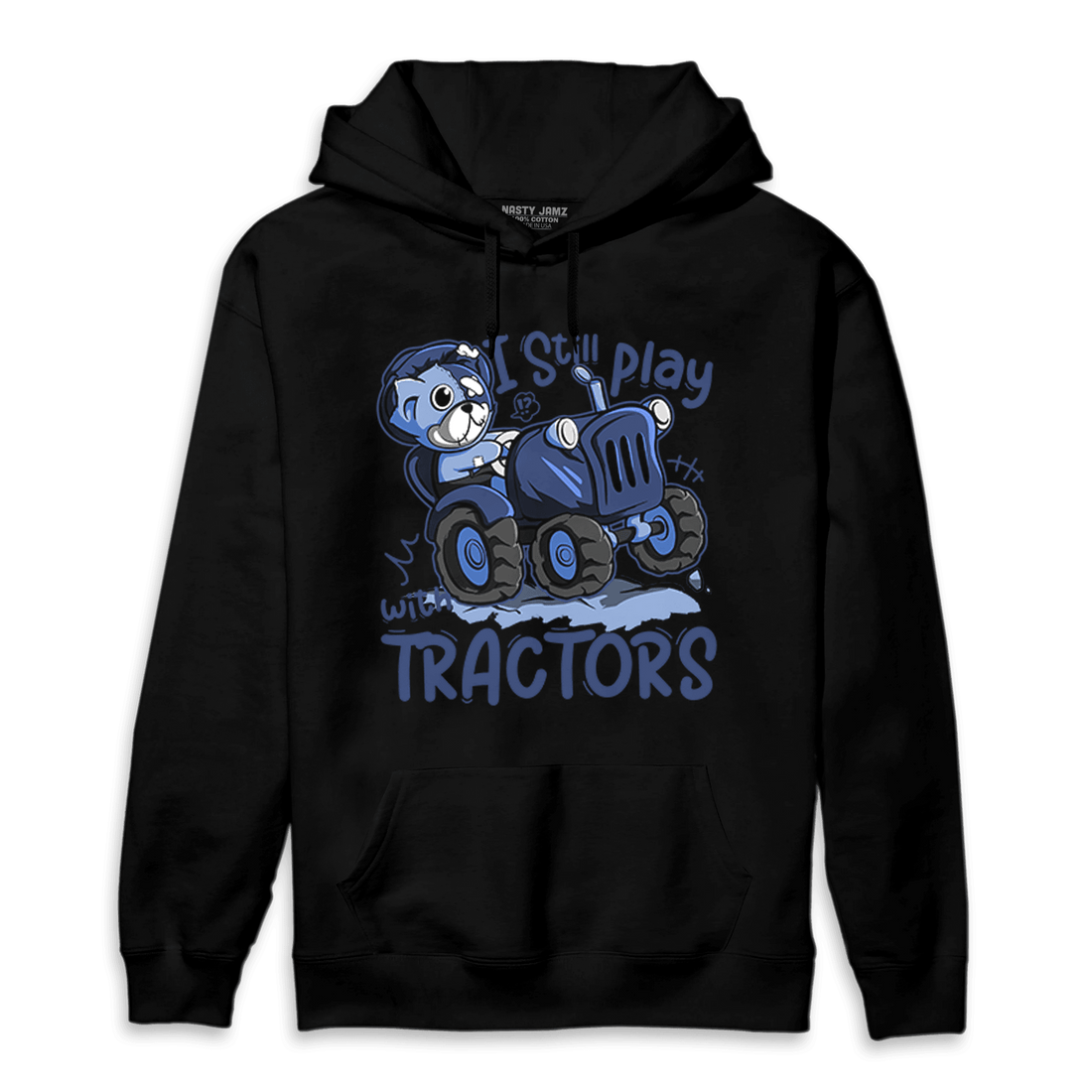 Midnight Navy 5s Hoodie Match Play With Tractors BER - NastyJamz