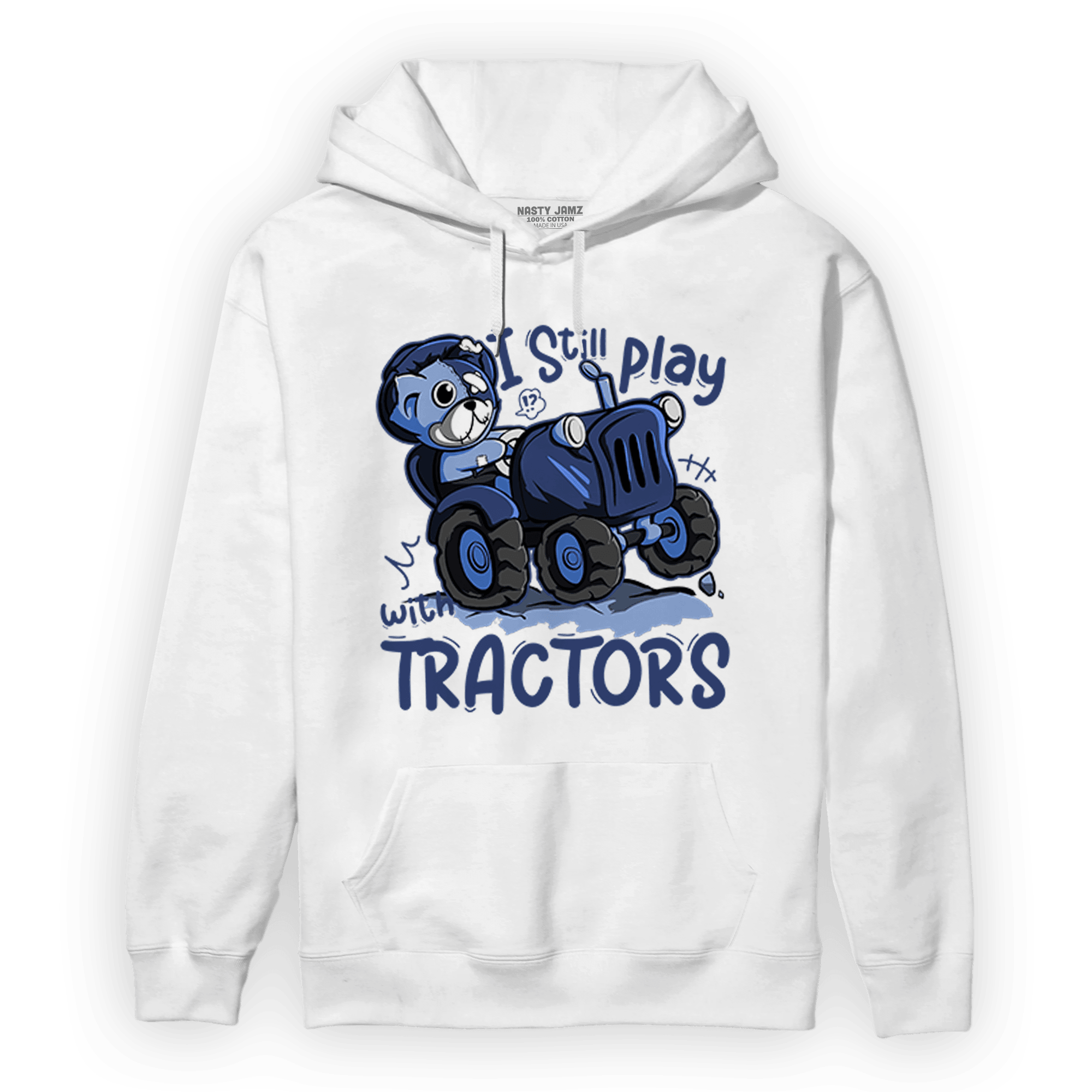Midnight Navy 5s Hoodie Match Play With Tractors BER - NastyJamz