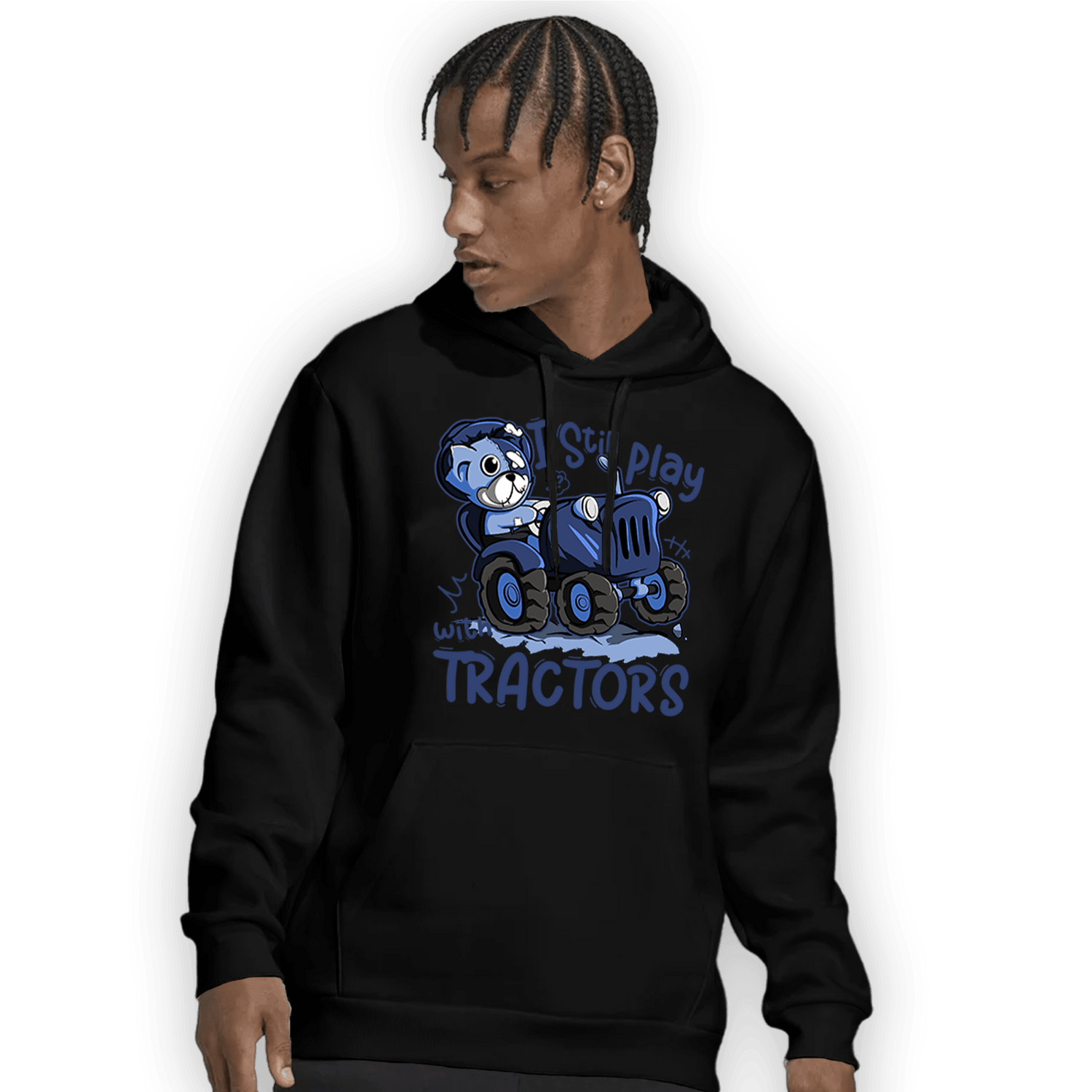 Midnight Navy 5s Hoodie Match Play With Tractors BER - NastyJamz