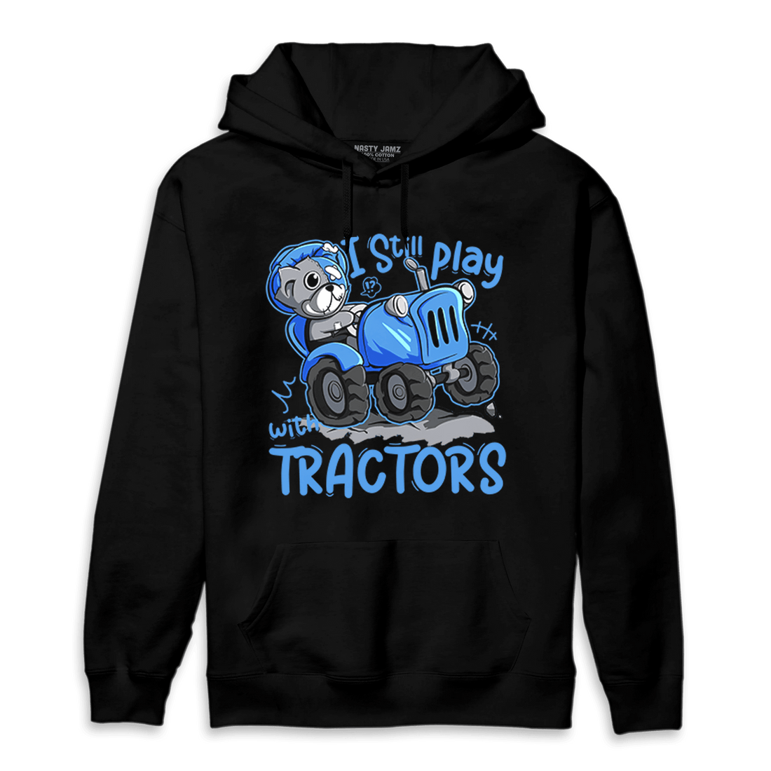 University Blue 5s Hoodie Match Play With Tractors BER - NastyJamz