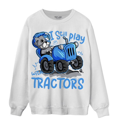 University Blue 5s Sweatshirt Match Play With Tractors BER - NastyJamz