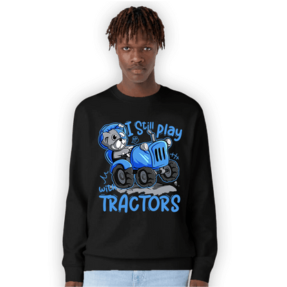University Blue 5s Sweatshirt Match Play With Tractors BER - NastyJamz