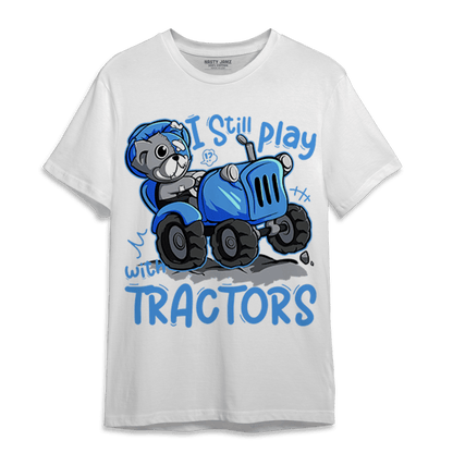 University Blue 5s T Shirt Match Play With Tractors BER - NastyJamz
