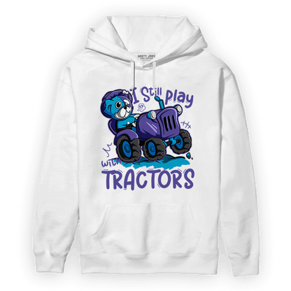Aqua 6s Hoodie Match Play With Tractors BER - NastyJamz