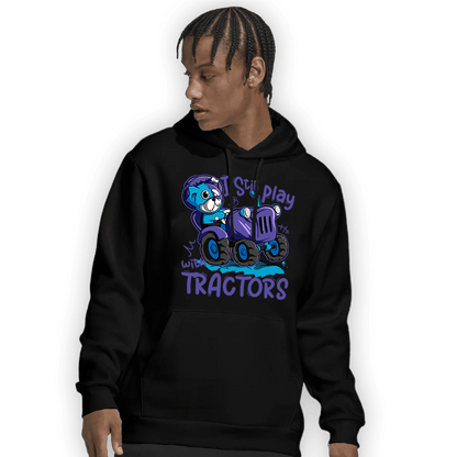 Aqua 6s Hoodie Match Play With Tractors BER - NastyJamz