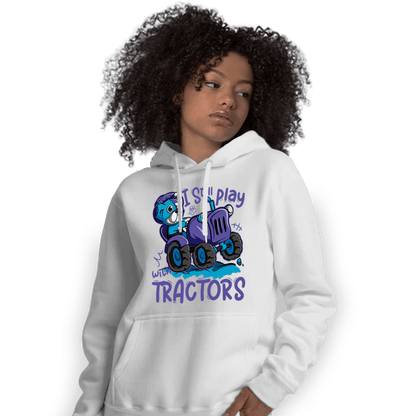 Aqua 6s Hoodie Match Play With Tractors BER - NastyJamz