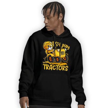Yellow Ochre 6s Hoodie Match Play With Tractors BER - NastyJamz