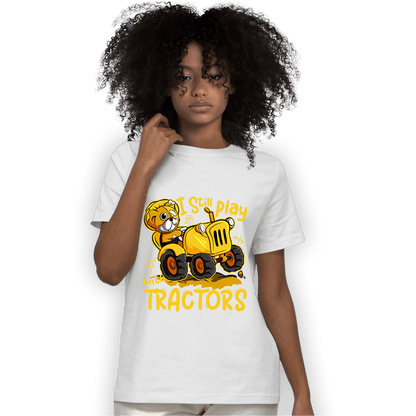 Yellow Ochre 6s T Shirt Match Play With Tractors BER - NastyJamz