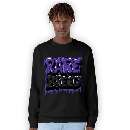 Field Purple 12s Sweatshirt Match Rare Breed - NastyJamz