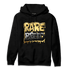 Mid SE Black Gold 1s Hoodie Match Rare Breed - NastyJamz
