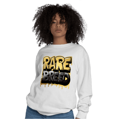 Mid SE Black Gold 1s Sweatshirt Match Rare Breed - NastyJamz