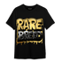 Mid SE Black Gold 1s T Shirt Match Rare Breed - NastyJamz