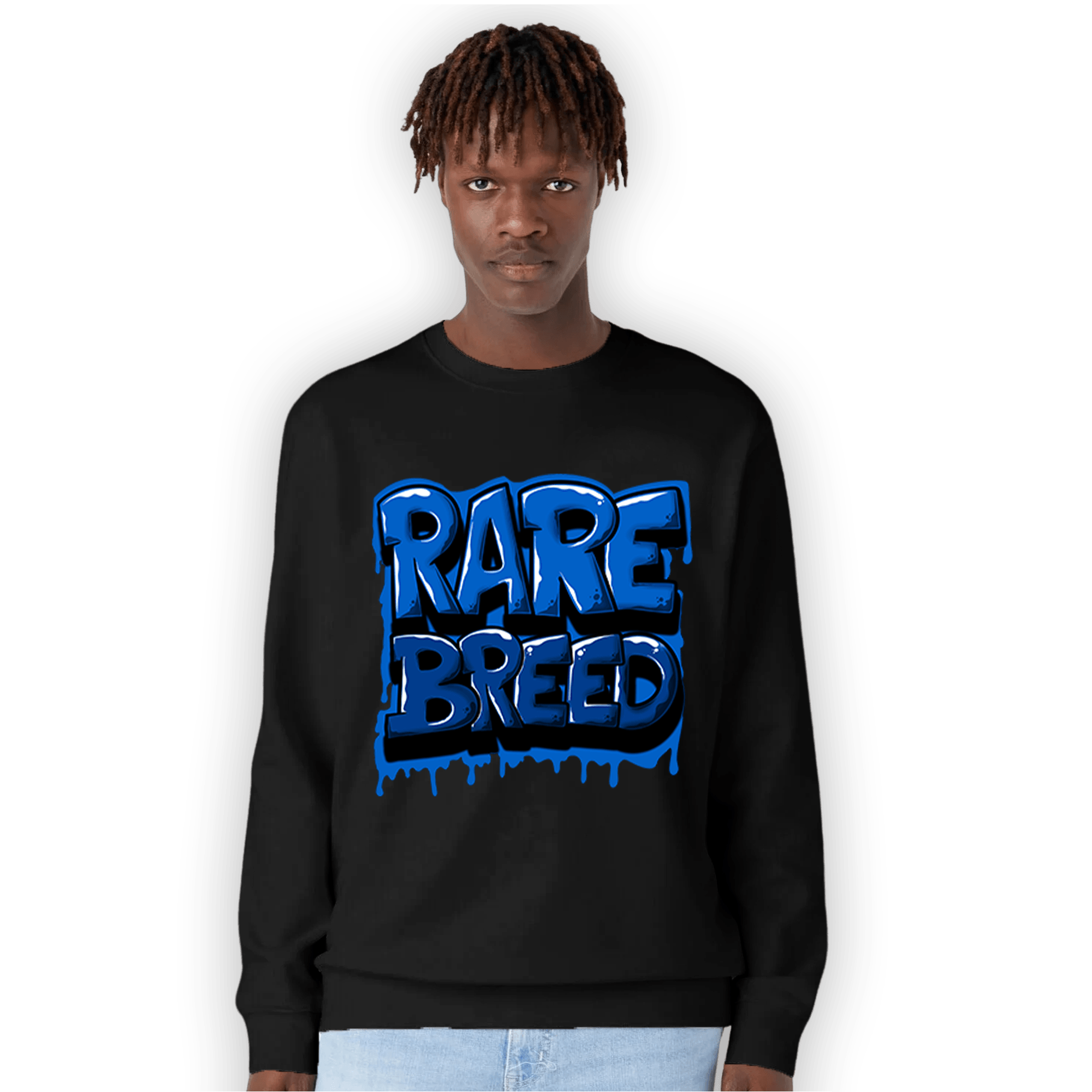 Royal Reimagined 1s Sweatshirt Match Rare Breed - NastyJamz