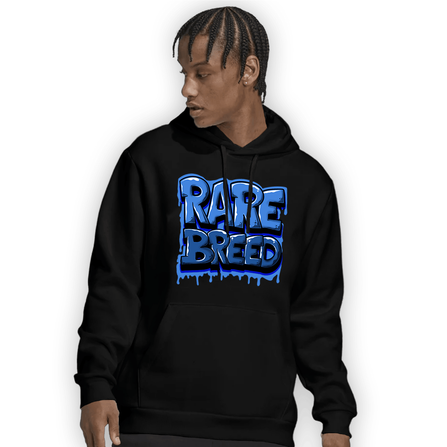 University Blue Toe 1s Hoodie Match Rare Breed - NastyJamz
