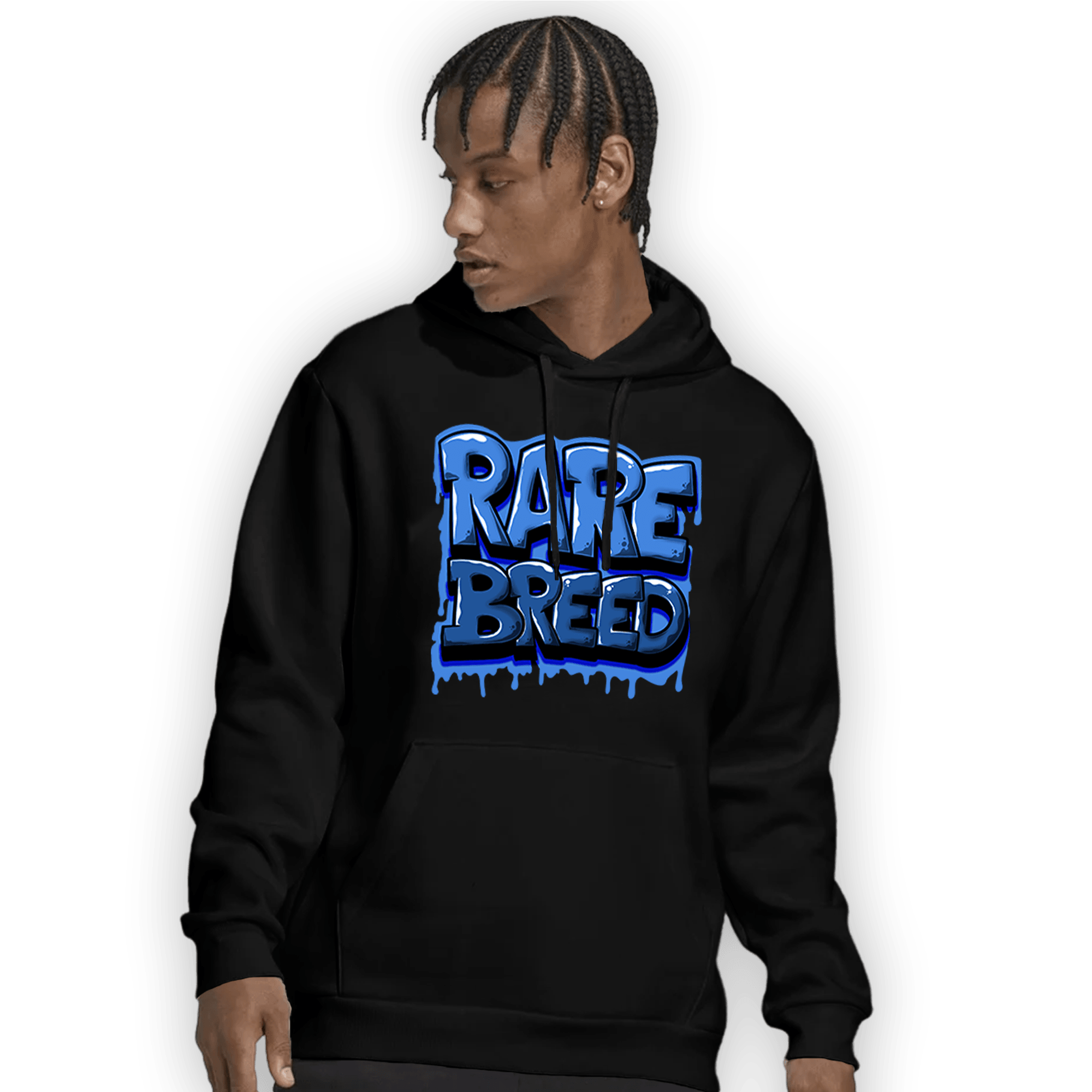 University Blue Toe 1s Hoodie Match Rare Breed - NastyJamz