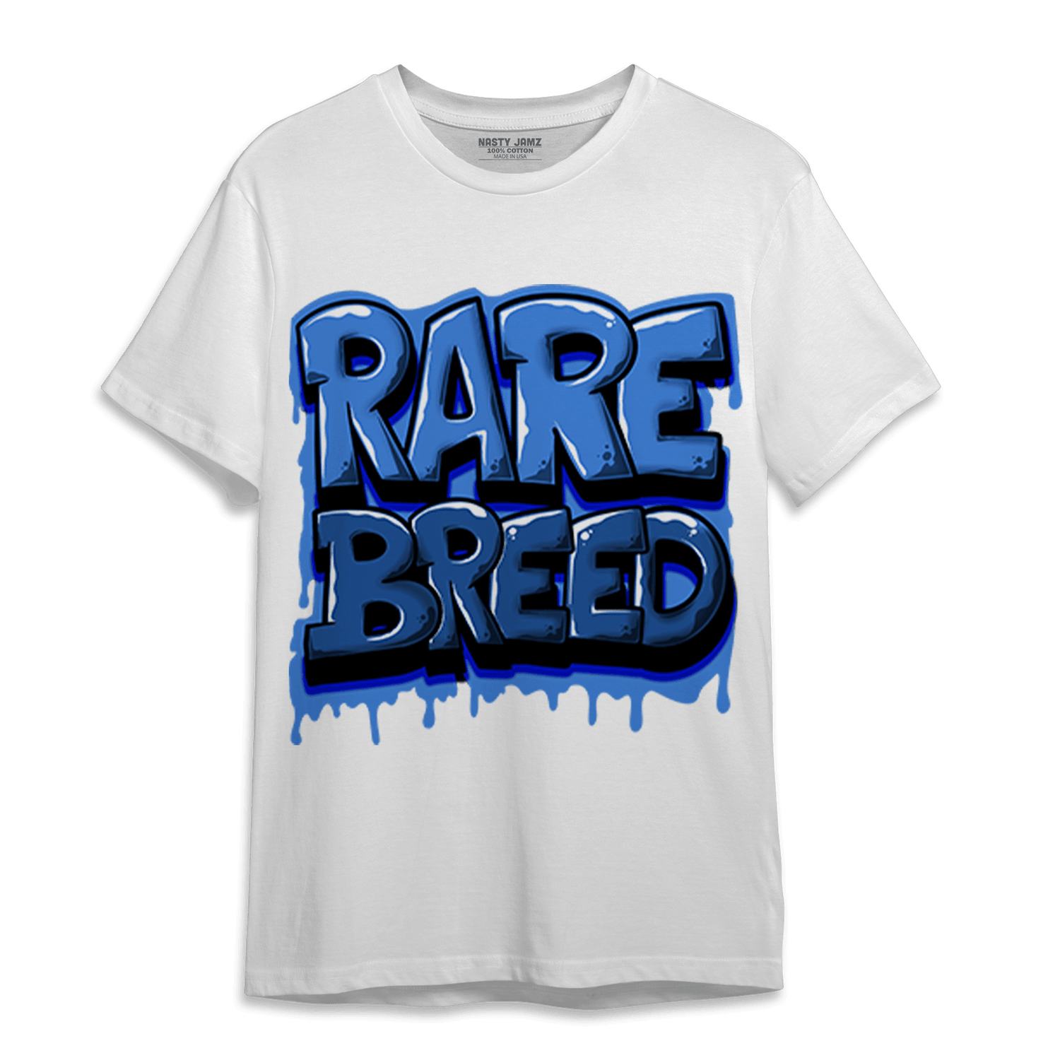 University Blue Toe 1s T Shirt Match Rare Breed - NastyJamz