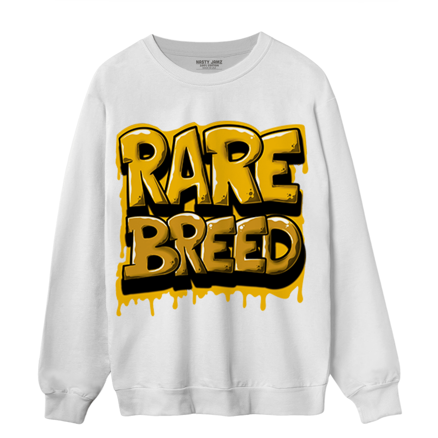Yellow Ochre 1s Sweatshirt Match Rare Breed - NastyJamz