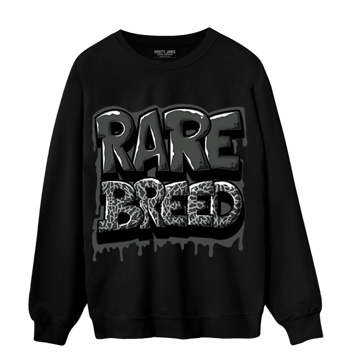 Fear Pack 3s Sweatshirt Match Rare Breed - NastyJamz