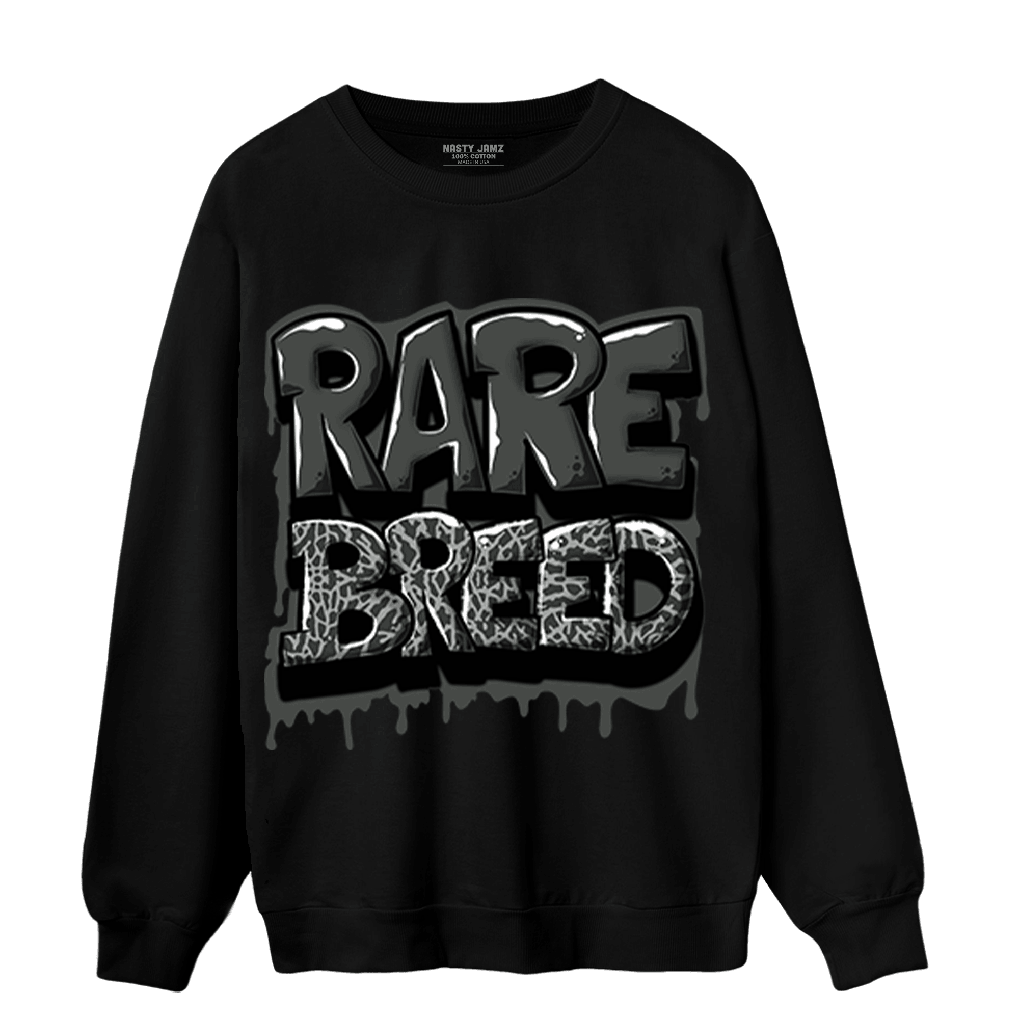 Fear Pack 3s Sweatshirt Match Rare Breed - NastyJamz