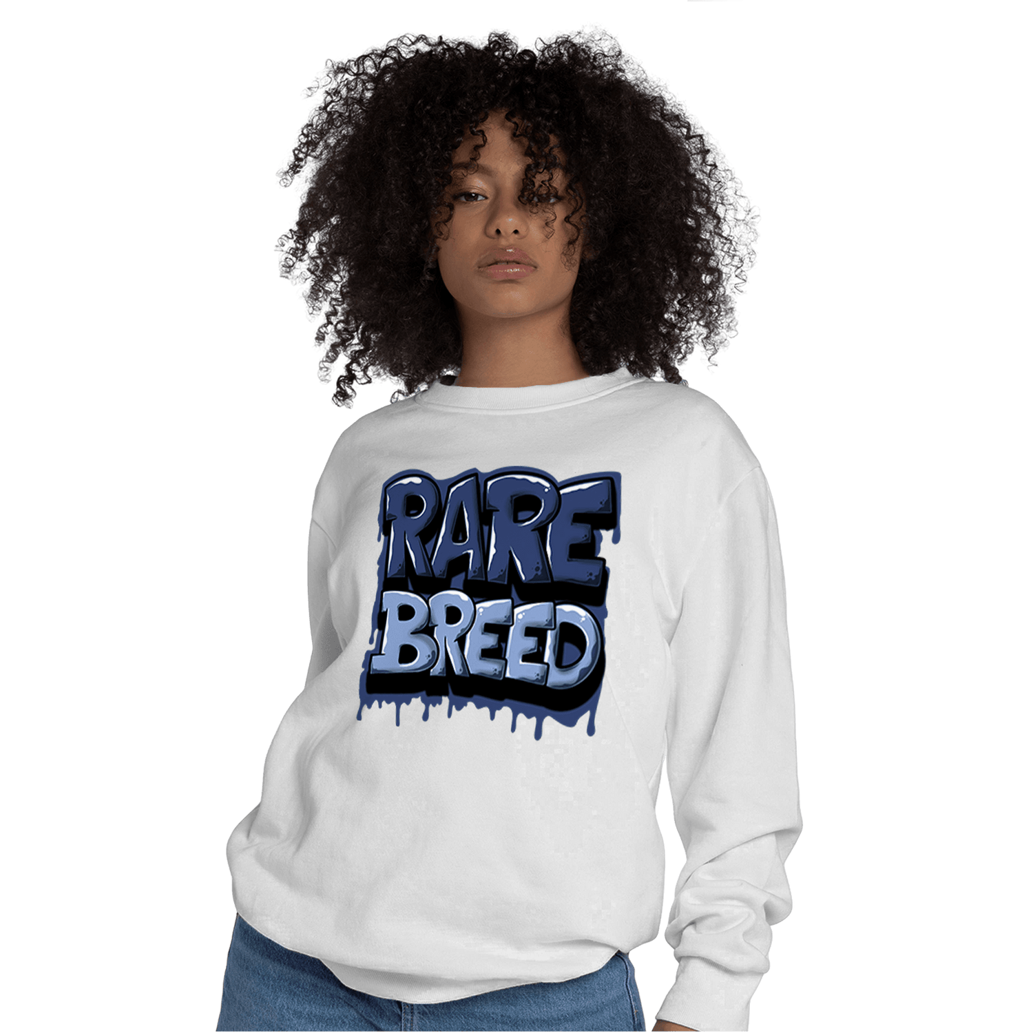 Midnight Navy 5s Sweatshirt Match Rare Breed - NastyJamz