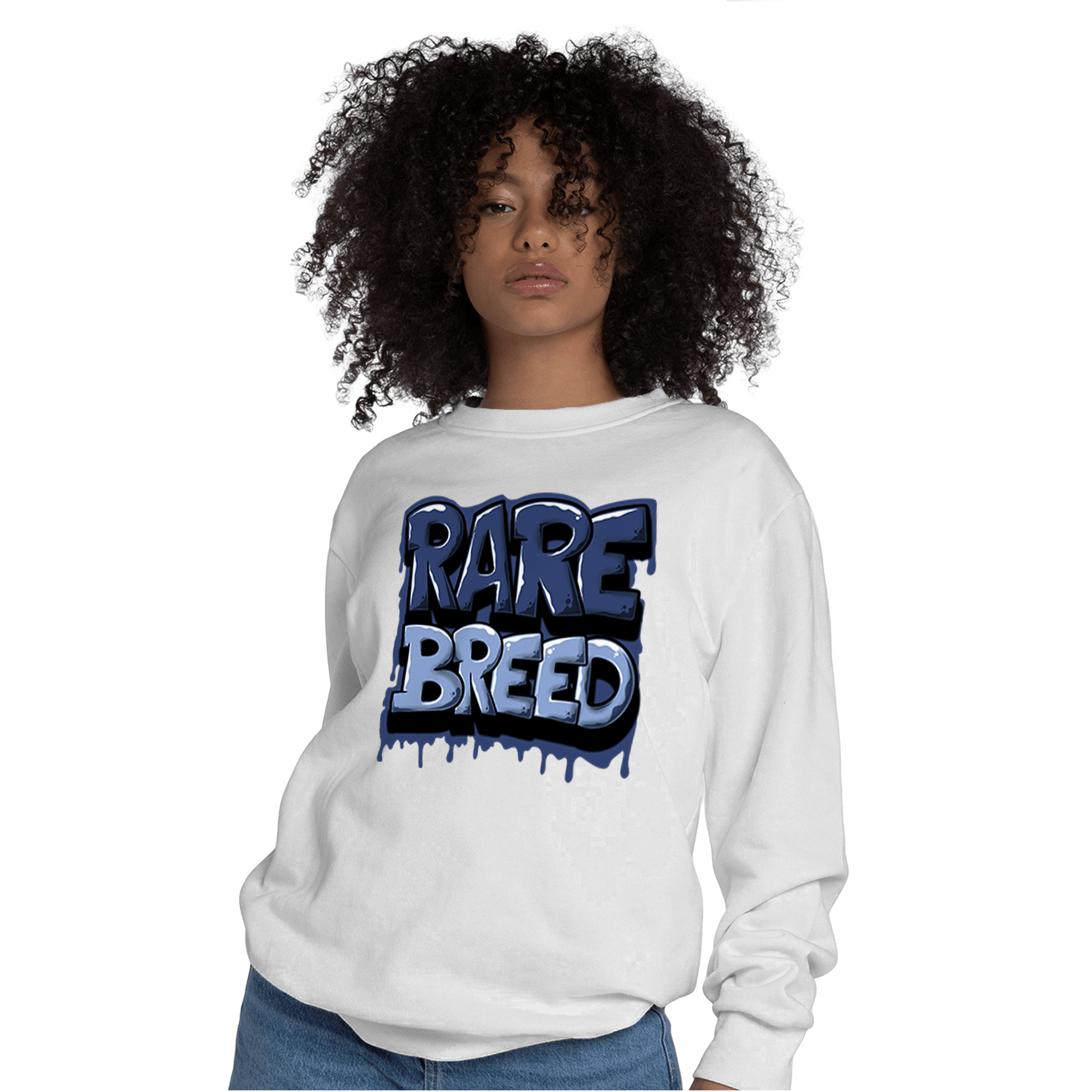 Midnight Navy 5s Sweatshirt Match Rare Breed - NastyJamz