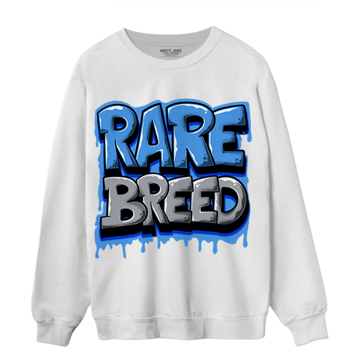 University Blue 5s Sweatshirt Match Rare Breed - NastyJamz
