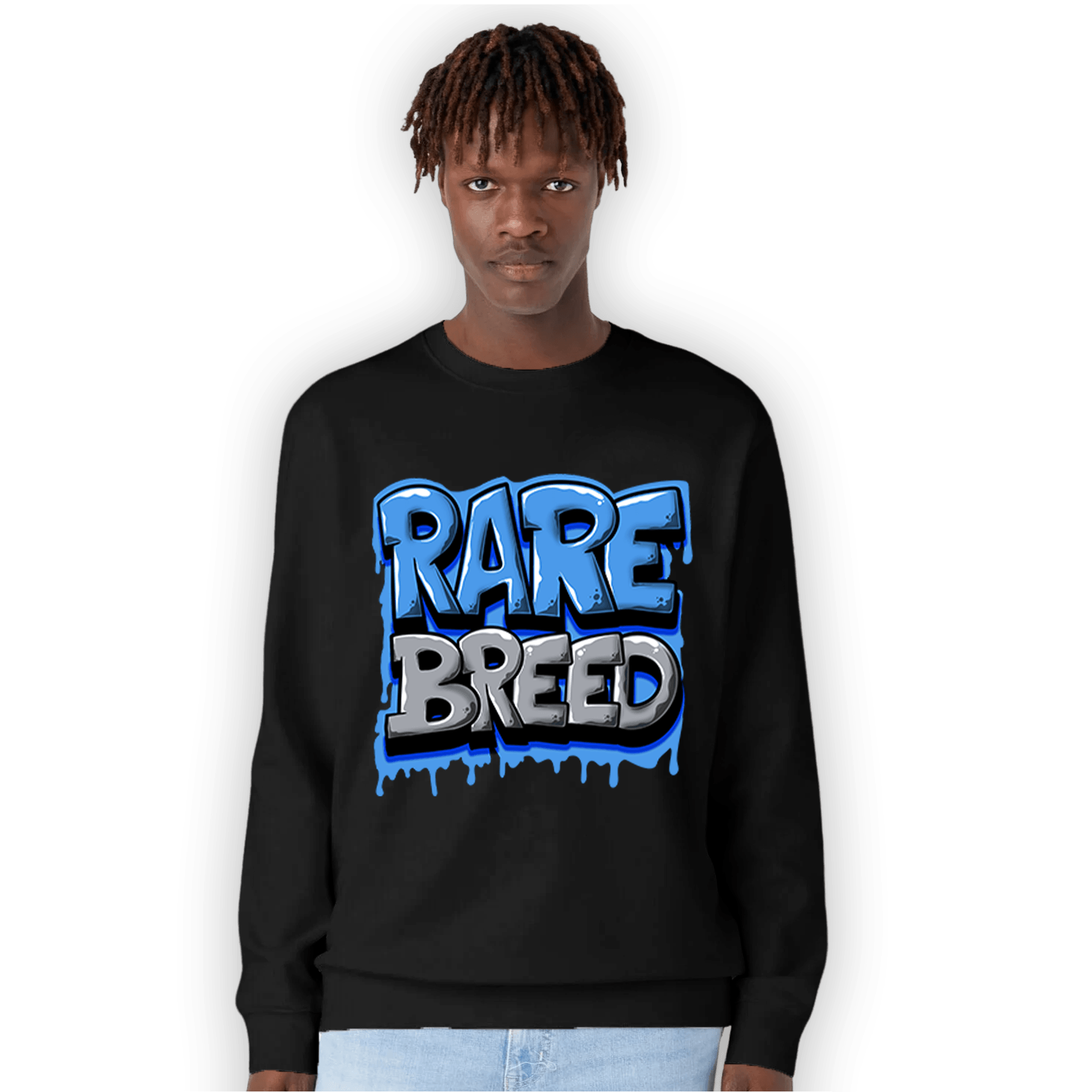 University Blue 5s Sweatshirt Match Rare Breed - NastyJamz