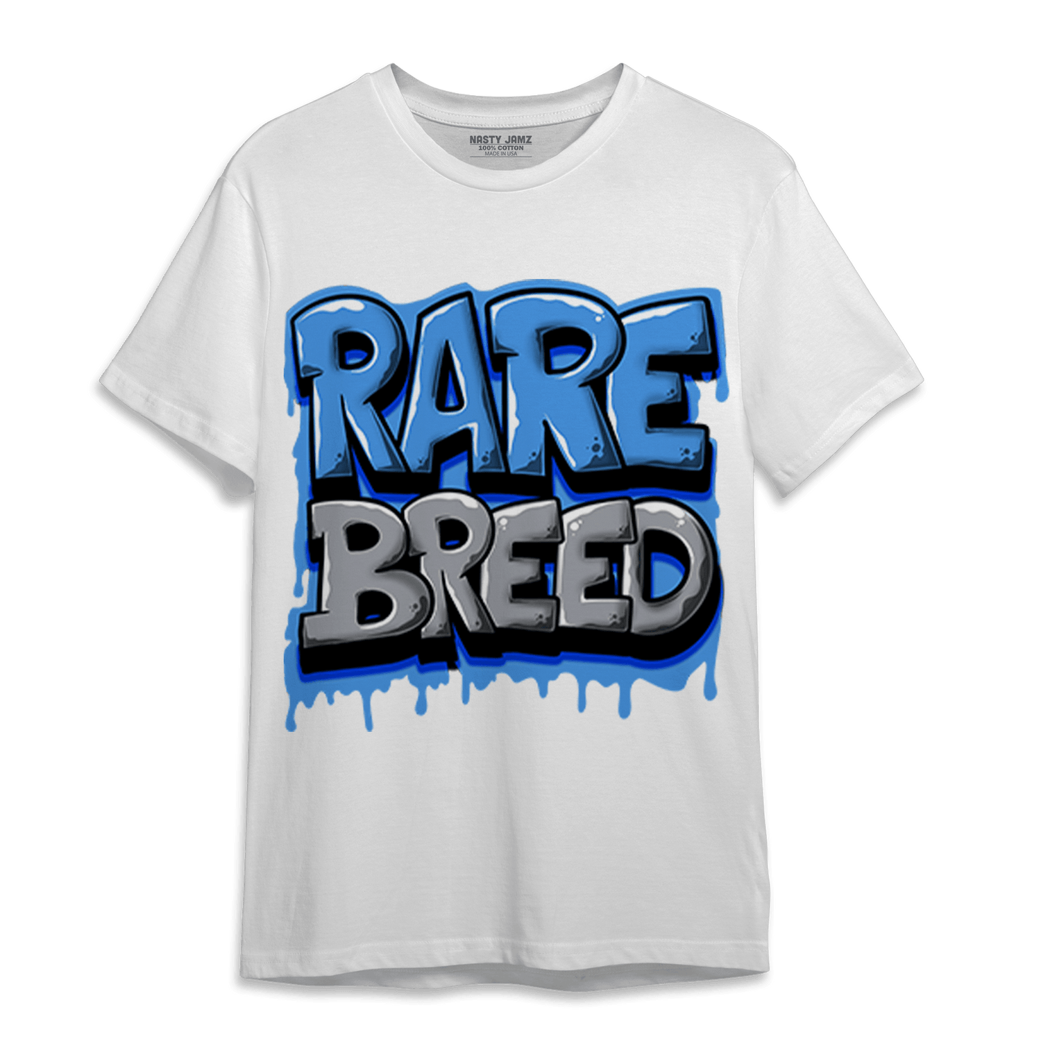 University Blue 5s T Shirt Match Rare Breed - NastyJamz
