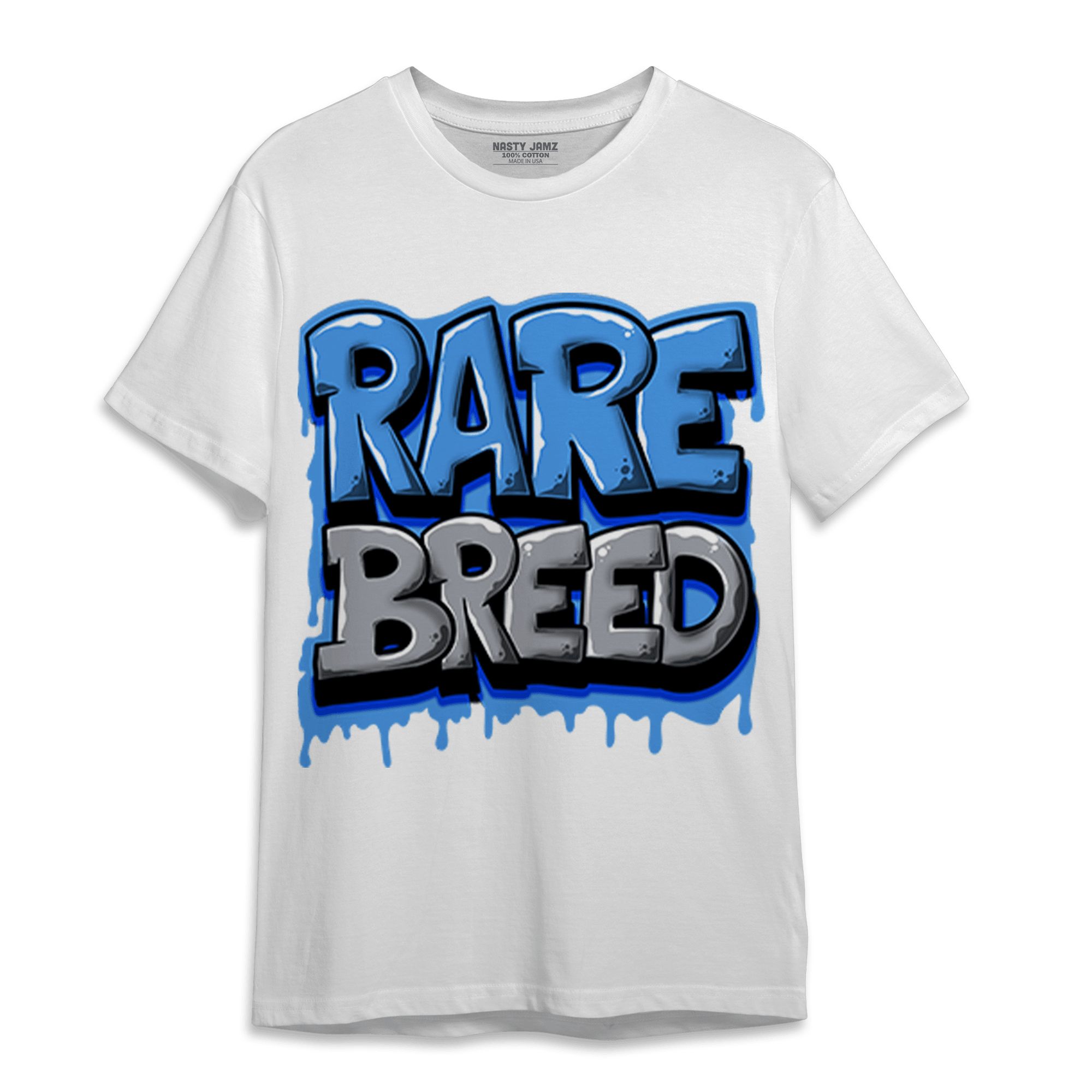 University Blue 5s T Shirt Match Rare Breed - NastyJamz