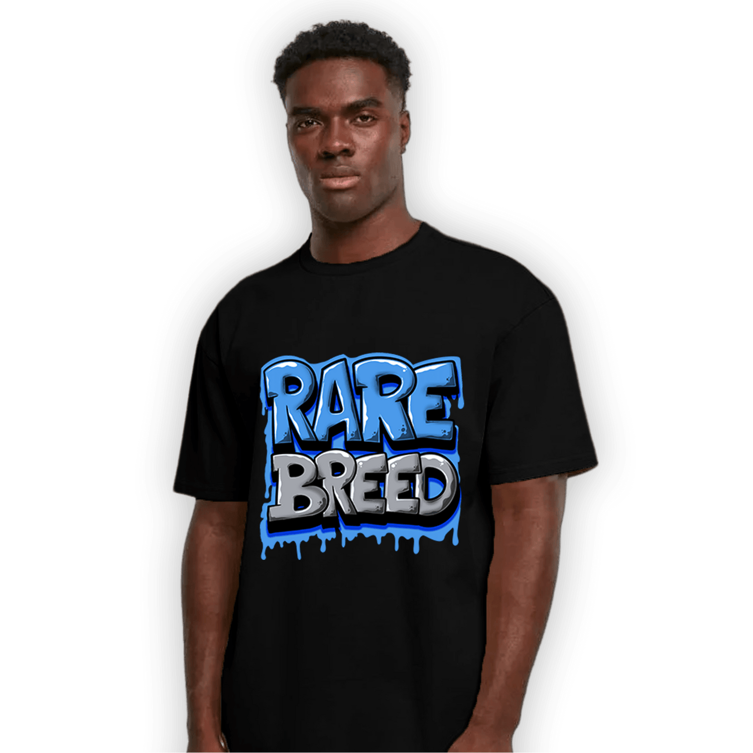 University Blue 5s T Shirt Match Rare Breed - NastyJamz