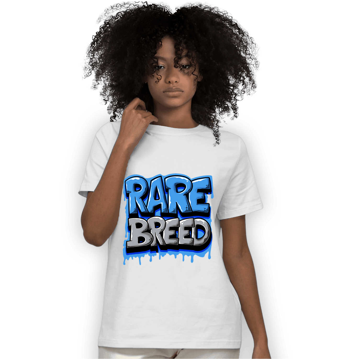 University Blue 5s T Shirt Match Rare Breed - NastyJamz