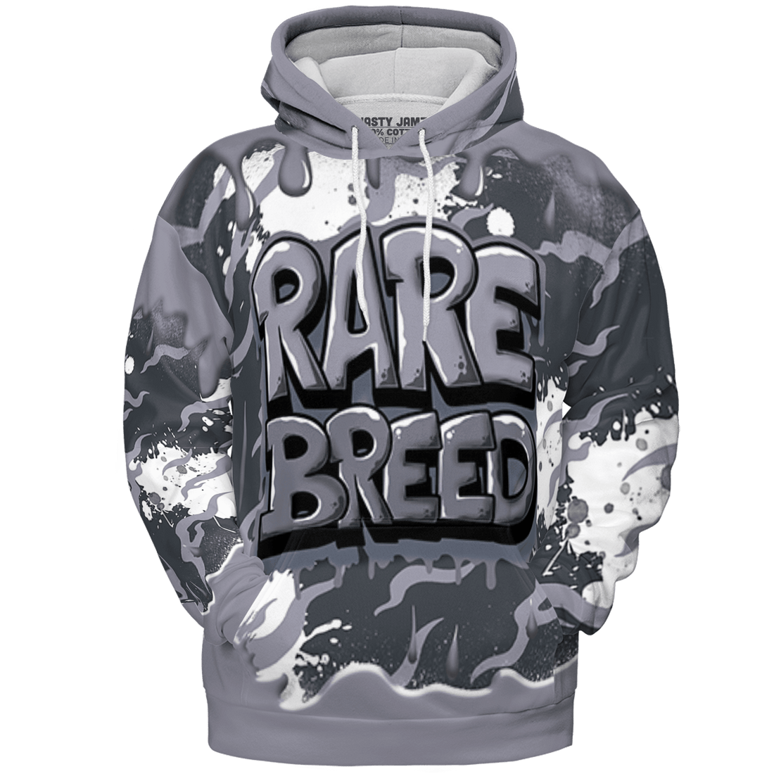 Stealth 14s Hoodie Match Rare Breed 3D All-Over Print Drippin - NastyJamz