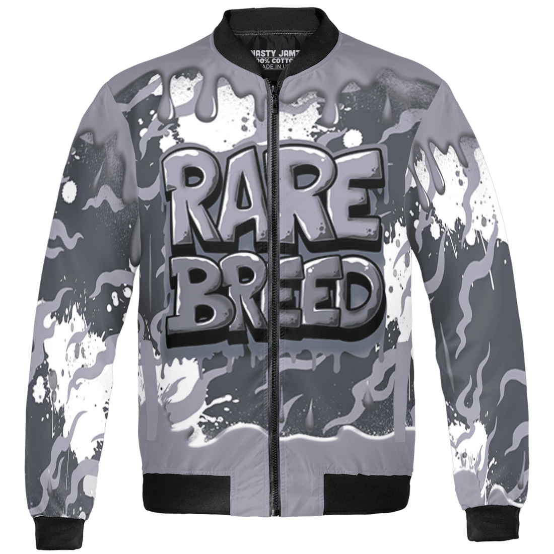 Stealth 14s Jacket Match Rare Breed 3D All-Over Print Drippin - NastyJamz