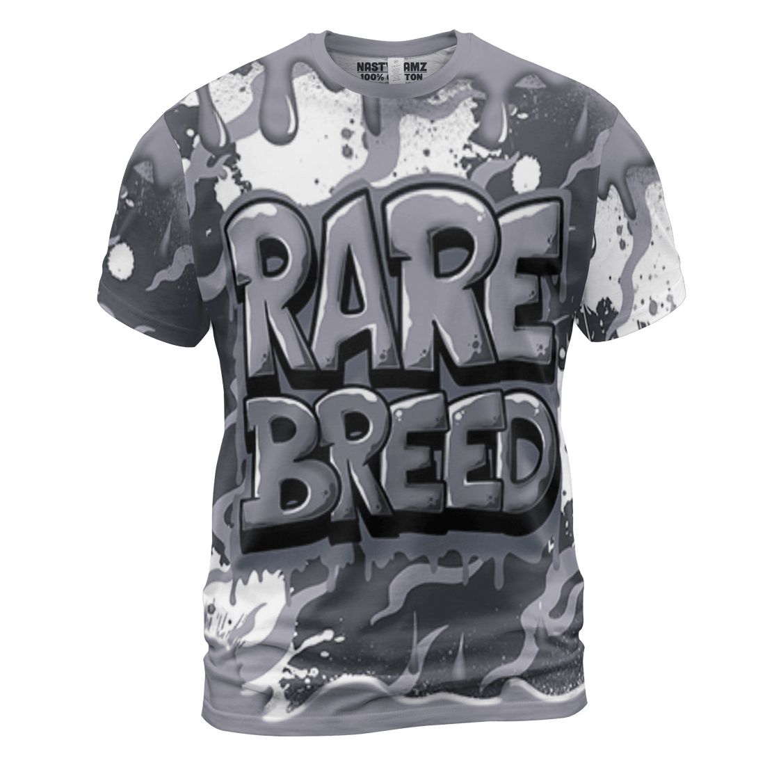 Stealth 14s T Shirt Match Rare Breed 3D All-Over Print Drippin - NastyJamz