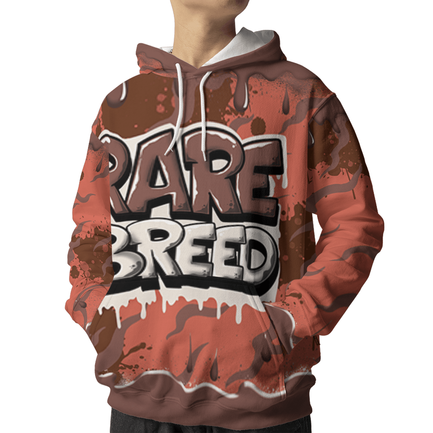 High OG Dusted Clay 1s Hoodie Match Rare Breed 3D All-Over Print Drippin - NastyJamz