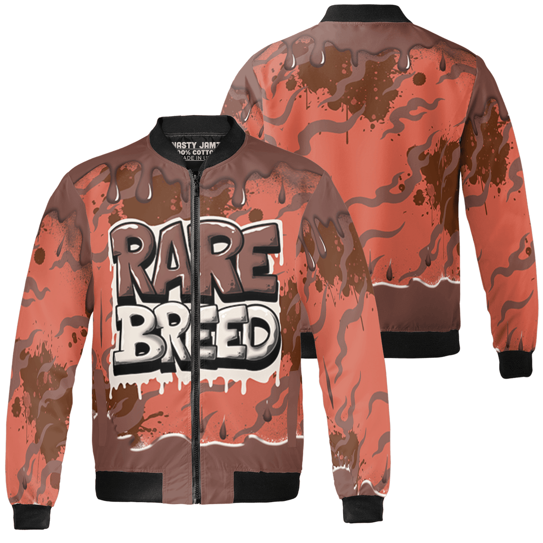 High OG Dusted Clay 1s Jacket Match Rare Breed 3D All-Over Print Drippin - NastyJamz