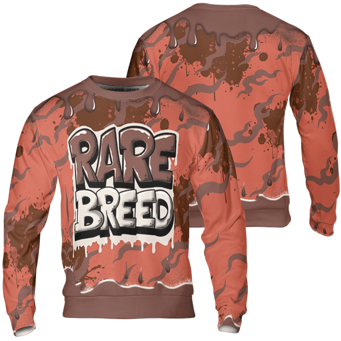 High OG Dusted Clay 1s Sweatshirt Match Rare Breed 3D All-Over Print Drippin - NastyJamz